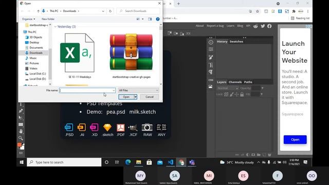 How to Convert HTML to PSD Complete in Urdu / Hindi Episode #1 смотреть онлайн
