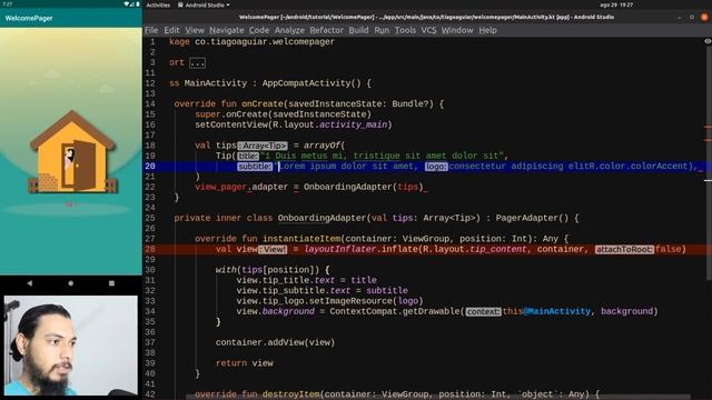 VIEWPAGER ANDROID STUDIO: TELAS DE SLIDES E ONBOARDING смотреть онлайн