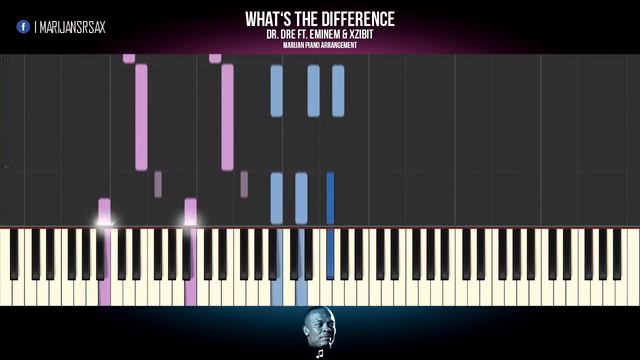 How To Play: Dr. Dre ft. Eminem & Xzibit - What's The Difference | Piano Tutorial + Sheets смотреть онлайн