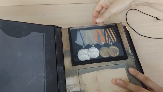 Альбом для медалей и орденов своими руками. Скрапбукинг. смотреть онлайн