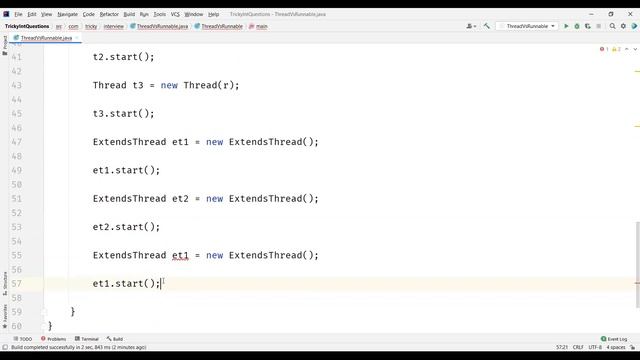 Difference Between Implementing Runnable Interface and Extending Thread Class | Runnable vs Thread смотреть онлайн
