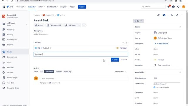Jira Automation - Parent & Sub Task Synchronization #jira #atlassian #descript смотреть онлайн