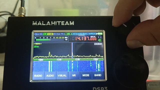 Дальний приём 3557 км на приёмник Малахит DSP-3