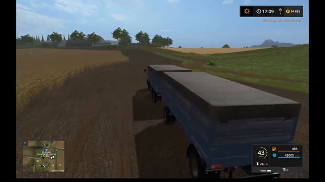 Farming Simulator 17 карта Перестройка 2. "Уборка подсолнуха в разгаре. " ч.37 смотреть онлайн