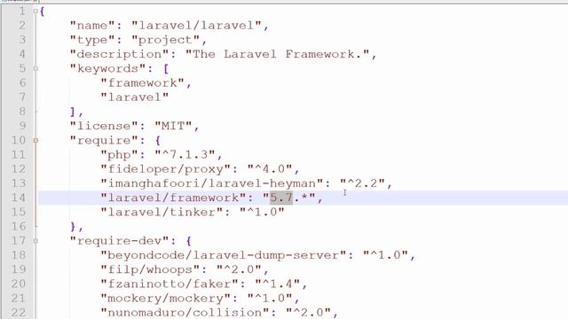 composer 7 - composer json file смотреть онлайн