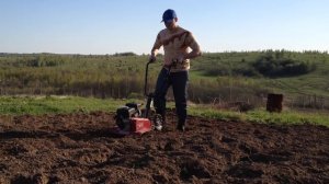 Работа с культиватором на примере SunGarden T35M