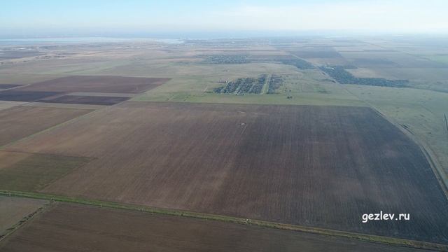 Крым, село Великое вид с квадрокоптера смотреть онлайн