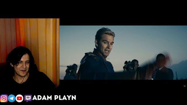 Хоумлендер из сериала Пацаны ► Звездный Капитан Реакция от АДАМА ПЛЕЙНА смотреть онлайн
