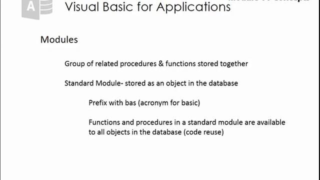 VBA Concepts смотреть онлайн