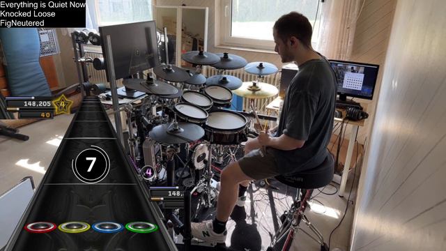 Knocked Loose - Everything Is Quiet Now | Clone Hero Pro Drums 95% смотреть онлайн