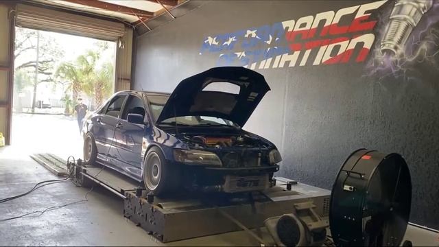 811hp 603tq Evo 8 dyno tuning on AEM standalone смотреть онлайн