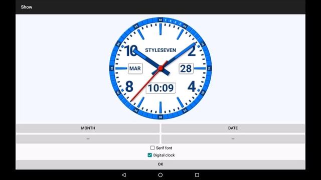 Kit Analog Clock Live Wallpaper-7 смотреть онлайн