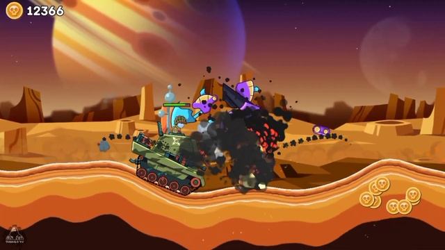 rare tank chonk walktrough !! hills of steel best tank games !! Gian dale смотреть онлайн