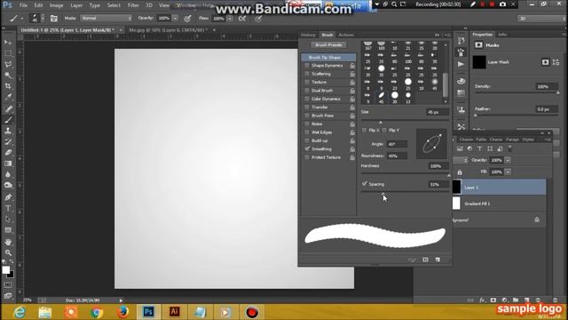 Photoshop cc Portrait Brush Effects Tutorial || Layer Mask Method || Photo Editing смотреть онлайн