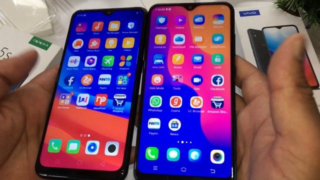 Vivo Y91i 2/32GB vs Oppo A5s 2/32GB Unboxing+Compare in Hindi смотреть онлайн