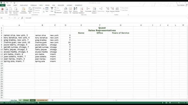 Excel 2013 Unit E Format Data Using Text Functions смотреть онлайн