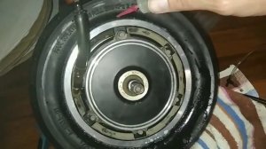 Бескамерное колесо на электросамокат Kugoo m4 из камерной покрышки.