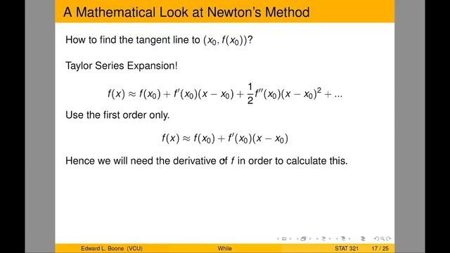 While Loops in R... Newton's Method смотреть онлайн