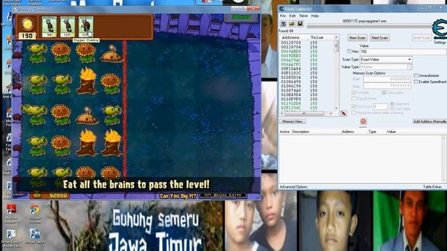 Cheat Plants vs Zombies: Unlimited Sun (Cheat Engine 6.1) смотреть онлайн