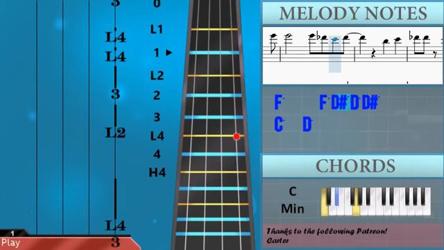 How to play Dan Dan Kokoro Hikareteku by Field of View on Viola (Tutorial) смотреть онлайн