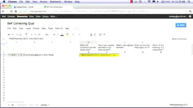 Self Correcting Quiz with Google Forms смотреть онлайн