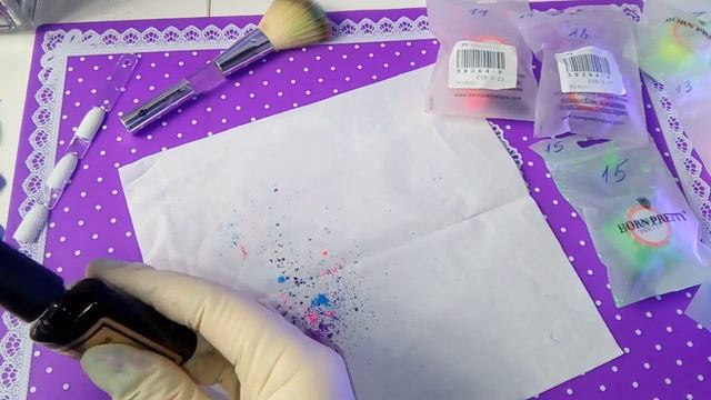 Неоновые пигменты Born Pretty с Алиэкпресс смотреть онлайн