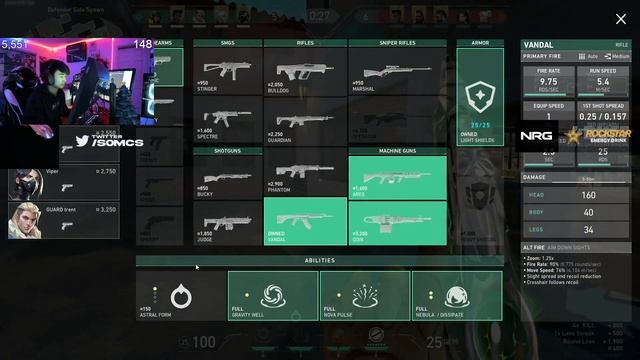 NRG S0M INSANE ASTRA GAMEPLAY - 22 ELIMS! PEARL MAP! [ Valorant Pro Replays ] смотреть онлайн