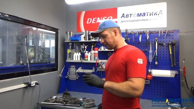 Компрессор кондиционера John Deere⧸Caterpillar⧸Claas-ремонт. ｜ Caterpillar compressor repair.К смотреть онлайн