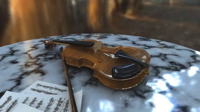 Violin In Maya