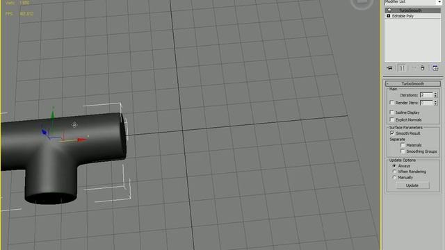 Создание трубных соединений в 3Ds Max