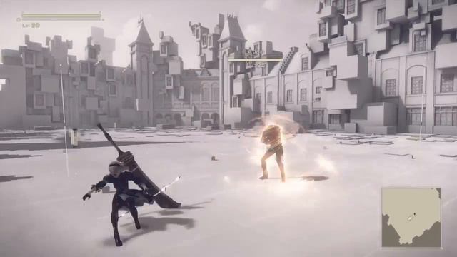 NieR Automata - Walkthrough Gameplay Part 9 - A Cloned City смотреть онлайн