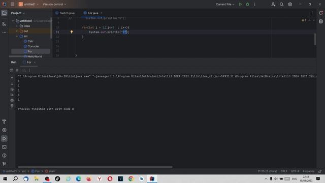 Основы Java. Урок 020. Цикл FOR. смотреть онлайн