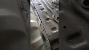 Prado 95 меняю гнилые пороги видео 1