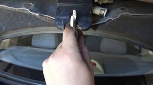 Geely ck регулировка замка  багажника