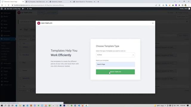 How to Create Search Result Page।। Elementor Archive Template смотреть онлайн