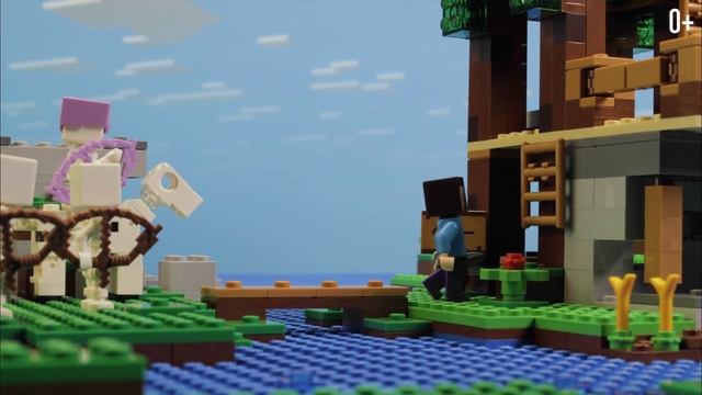 Атака скелетов - LEGO Minecraft - 21146 смотреть онлайн