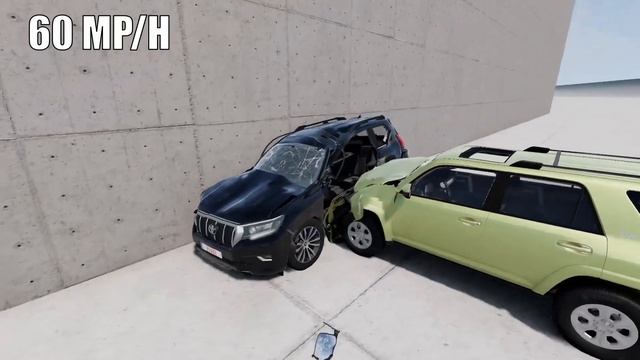 Toyota Land Cruiser Prado vs Toyota 4Runner ? 150 MP/H ?| #beamngdrive смотреть онлайн