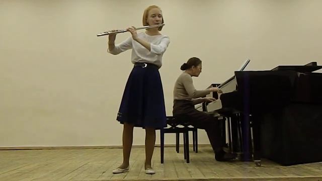 1. И.С.Бах. Соната ми мажор для флейты и фортепиано, 1 и 2 части. 2. М.Левин "Скерцо" смотреть онлайн