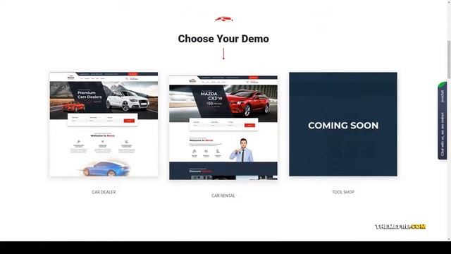 Revus - Automotive and Car Rental WordPress Theme car dealer auto rental Build Website смотреть онлайн