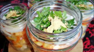 ПАТИССОНЫ с болгарским перцем НА ЗИМУ - Закуска из патиссонов на зиму