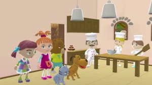 Tom and keri 07 - Five cakes English for Kids Preschool - Том и Кэри на английском для детей