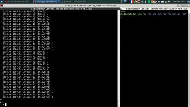 الترجع في لغة Erlang وإنشاء وإرسال وإستقبال المعلومات من Process смотреть онлайн