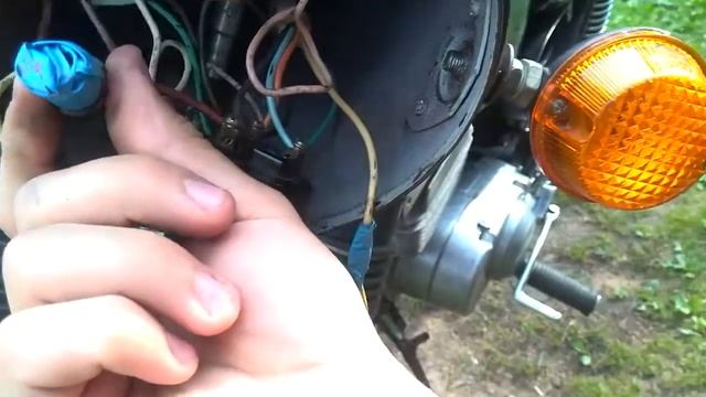 Cafe Recer из мотоцикл Минск! Фара от ижа на мой Минск! Часть 11. смотреть онлайн