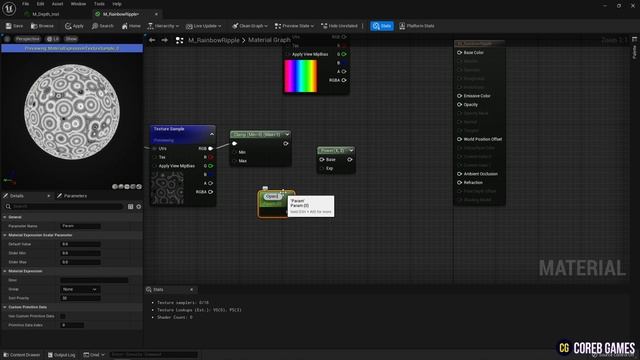 Unreal Engine 5 Tutorial: Creating a Rainbow Ripple Effect with Materials | UE5 Guide смотреть онлайн