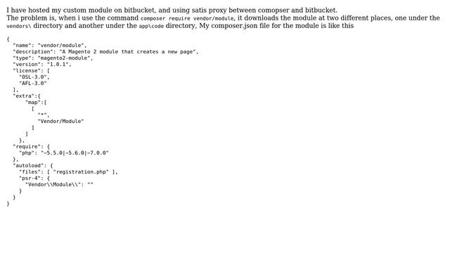 Magento: Magento2 custom module downloaded by composer at two places смотреть онлайн