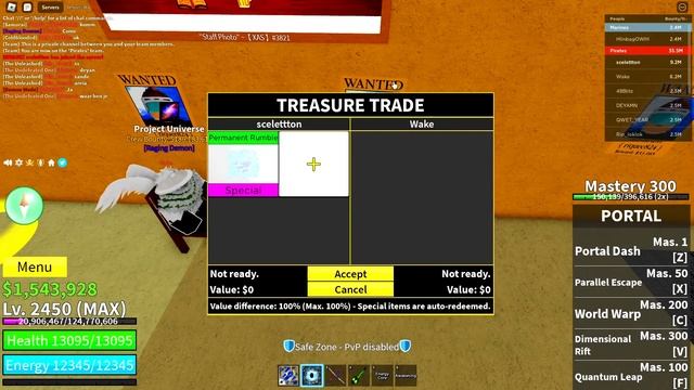 ✅ ЧТО МНЕ ПРЕДЛОЖАТ ЗА ПЕРМ РАМБЛ ФРУКТ В BLOX FRUITS?! ТРЕЙДЫ НА ФРУКТЫ! Blox Fruits смотреть онлайн