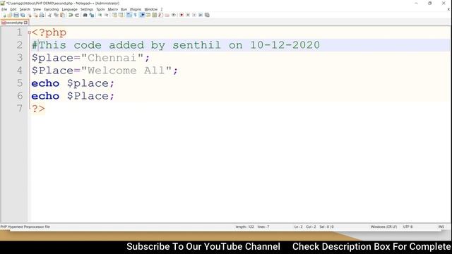 How To Comment In PHP? in Tamil | PHP Course in Tamil [Class - 6] смотреть онлайн