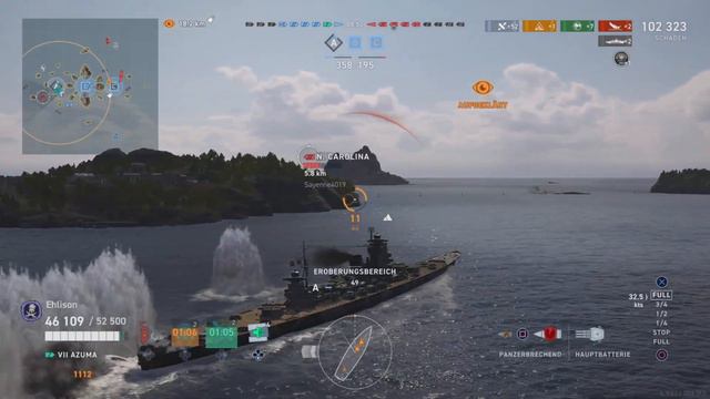 World of Warships Legends - Azuma Krake смотреть онлайн