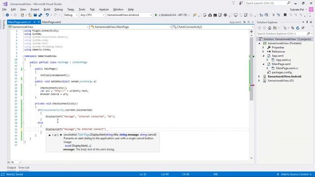 Check Internet Connectivity in Xamarin Forms-Xamarin Forms in Hindi смотреть онлайн