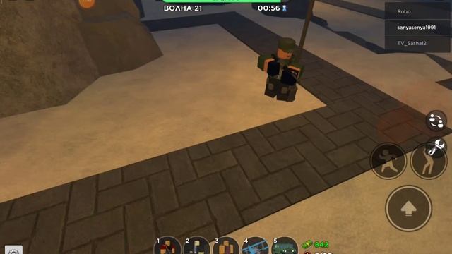 Эпичное сражение Саши в Роблокс - военные против зомби и гигантская свинья с реактивным ранцем ч. 1 смотреть онлайн